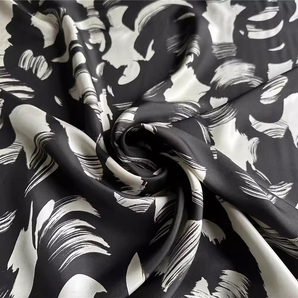 Print Your Own Design Custom 17 Momme 100% Silk Habotai Fabric for Shirts Dresse