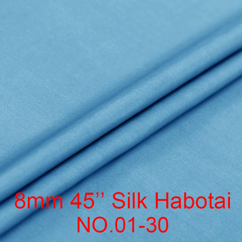 8 MM Habotai Pure Color Dyed 100% Silk Habotai Fabric for Cloth